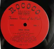 LP - Hina Spani - Famous Voices Of The Past - Hina Spani - Mono