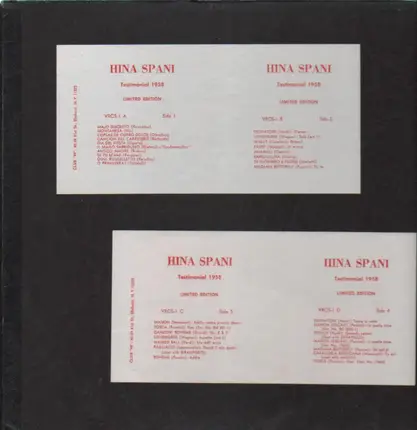 Hina Spani - Testimonial 1958