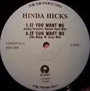 12'' - Hinda Hicks - If You Want Me