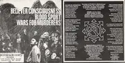 7inch Vinyl Single - Hiatus / Embittered - Blind Justice For All / From The Outside Looking In