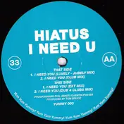 Hiatus - I Need U
