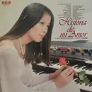 Double LP - Hidemi Saito - ある恋の物語 = Historia De Un Amor (ラテン音楽特集 = Latin Music Collection By Electone) - OBI