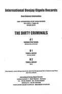 Hieroglyphic Being / Traxx - The Dirty Criminals