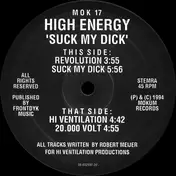 high energy - Suck My Dick