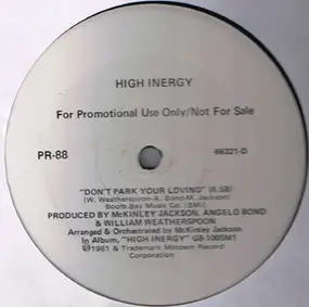 High Inergy - Don't Park Your Loving
