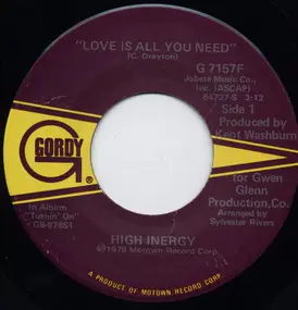 High Inergy - Love Is All You Need / Some Kinda Magic