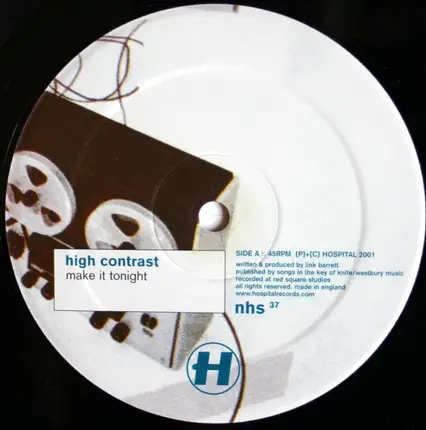 High Contrast - Make It Tonight / Mermaid Scar