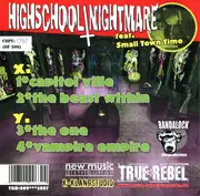 7inch Vinyl Single - Highschool Nightmare Feat. Small Town Timo - Santa Crypt - EP, Numbered