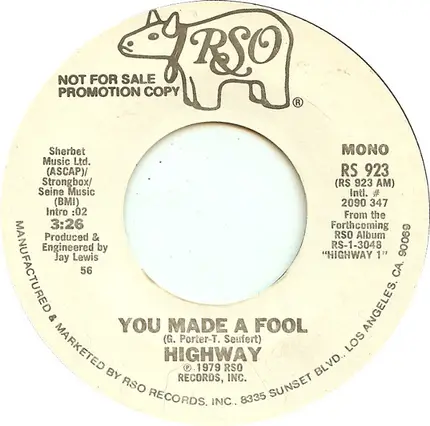 Highway - You Made A Fool