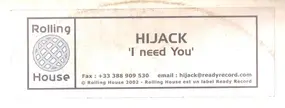 Hijack - I Need You