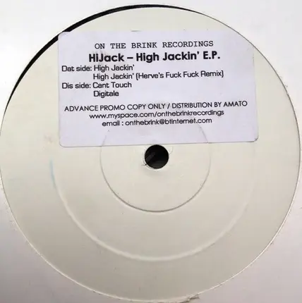 HiJack, Hi Jack - High Jackin' E.P.