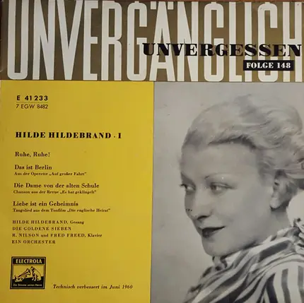 Hilde Hildebrand - Hilde Hildebrand I