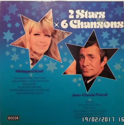 Hildegard Knef , Jean-Claude Pascal - 2 Stars x 6 Chansons