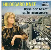 7inch Vinyl Single - Hildegard Knef - Berlin, Dein Gesicht Hat Sommersprossen