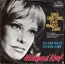 7'' - Hildegard Knef - Eins Und Eins, Das Macht Zwei / So Hat Alles Seinen Sinn