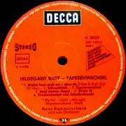 LP - Hildegard Knef - Tapetenwechsel