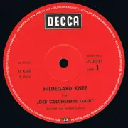 Double LP - Hildegard Knef - Der Geschenkte Gaul