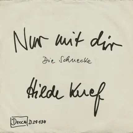 Hildegard Knef - Nur Mit Dir