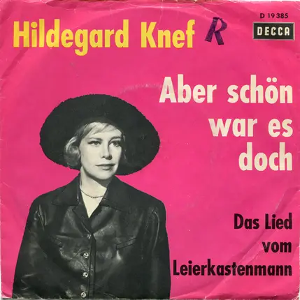 Hildegard Knef - Aber Schoen War Es Doch