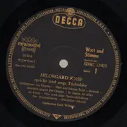 LP - Hildegard Knef - Spricht Und Singt Tucholsky