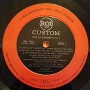 LP - Hill Bowen And His Orchestra - Love On Broadway - Vol. 5 For Hi-Fi Living