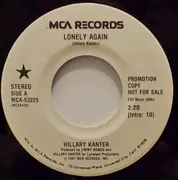 7inch Vinyl Single - Hillary Kanter - Lonely Again