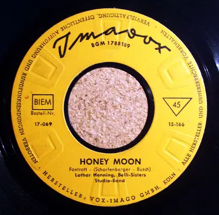Hilmar Stephan , Orchester Ferry Osten / Lothar Hennig , Belli-Sisters Studio-Band - Du Musst Alles Vergessen / Honey Moon