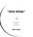 12'' - Hip Hop Sampler - Dead Wrong / We Get The Money / The Best Man I Can Be