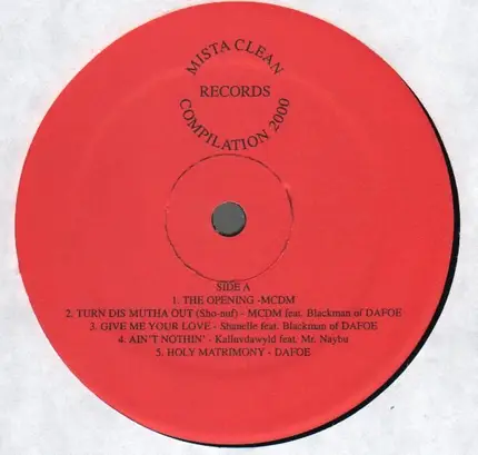 Hip Hop Sampler - Mista Clean Compilation 2000
