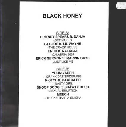 Hip Hop Sampler - Black Honey Vol. 1