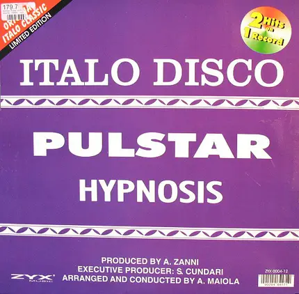 Hipnosis / Ken Laszlo - Pulstar / Hey Hey Guy