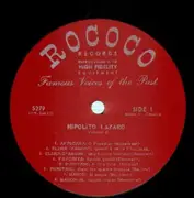 LP - Hipolito Lazaro - Volume II: Africano /.. (Meyerbeer,..)