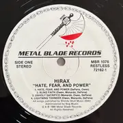 12inch Vinyl Single - Hirax - Hate, Fear And Power