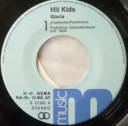 Hit Kids - Gloria