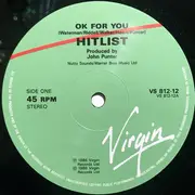 12inch Vinyl Single - Hitlist - OK For You