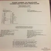 LP - Hjálmar H. Ragnarsson , Snorri Sigfús Birgisson - Islensk Kammer- og Einleiksverk / Chamber and Solo Music From Iceland