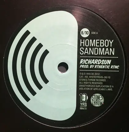 Homeboy Sandman / Jaylib - Richardsun / The Mission