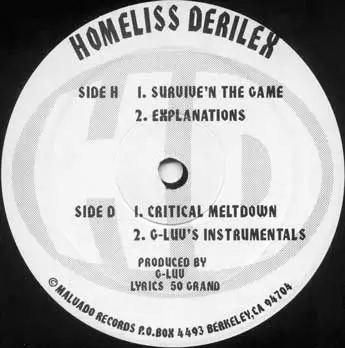 Homeliss Derilex - Survive'n The Game