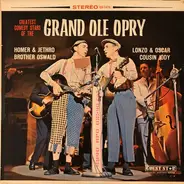 Homer And Jethro , Bashful Brother Oswald , Lonzo & Oscar , Cousin Jody - Greatest Comedy Stars Of The Grand Ole Opry