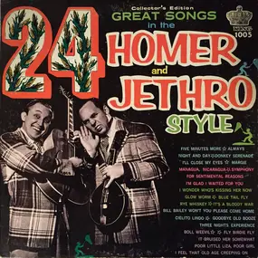 Homer And Jethro - 24 Great Songs In The Homer And Jethro Style