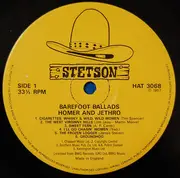 LP - Homer And Jethro - Barefoot Ballads