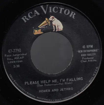 Homer And Jethro - Itsy Bitsy Teenie Weenie Yellow Polkadot Bikini / Please Help Me I'm Falling