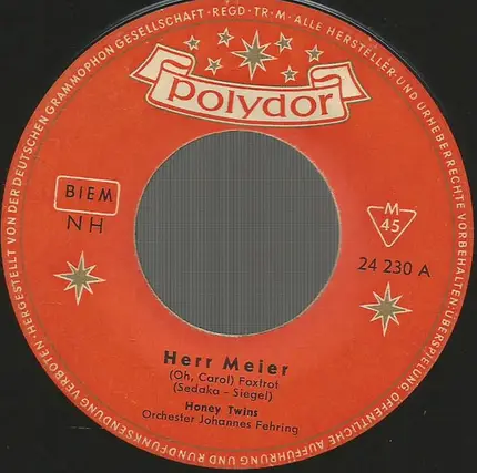 Honey Twins - Herr Meier (Oh, Carol)