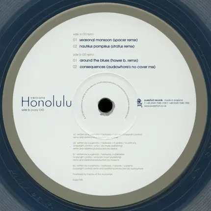 Honolulu - Versions