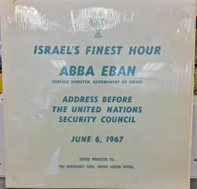 Abba Eban - Israel's Finest Hour