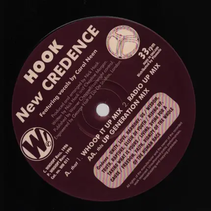 Hook Featuring Carol Neen - New Credence