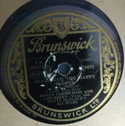 Hoagy Carmichael And Cass Daley With Matty Matlock's All Stars - The Old Piano Roll Blues / Stay With The Happy People