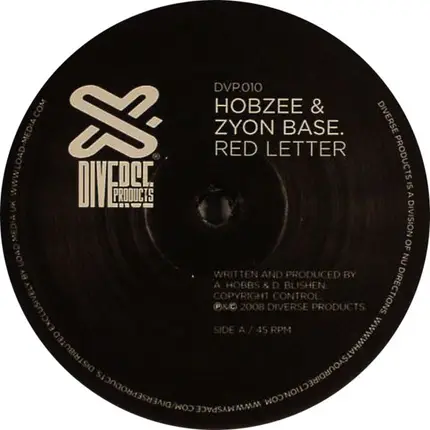 Hobzee & Zyon Base / Hobzee - Red Letter / Don't Go