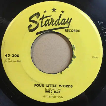 Hobo Jack And His Kentucky Pals - Four Little Words