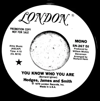Hodges, James And Smith - You Know Who You Are